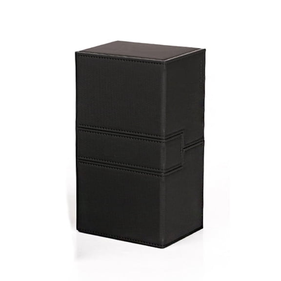 Ultra 200+Cards Deck Box PU Leather Cards Deck Case for Magicalalal the Cards MGT//Gathering Games,Black