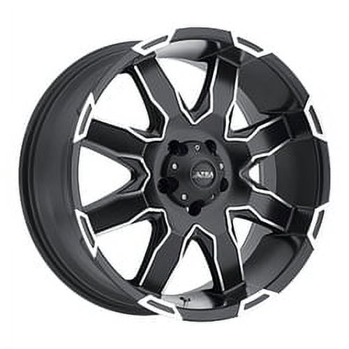 Ultra 225U Phantom 17x8 5x114.3 +10et Satin Black Diamond Cut Satin Wheel 2015 Toyota Tacoma