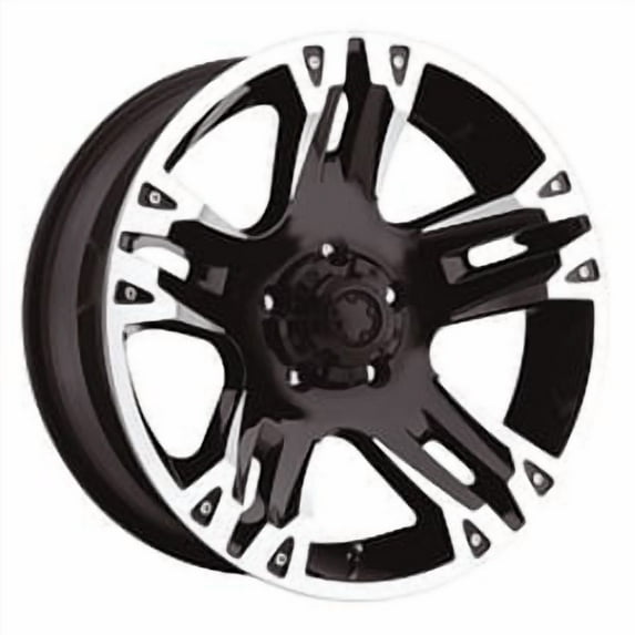 Ultra 235B Maverick 16x8 5x114.3 +10et Gloss Black Diamond Cut Clear Coat Wheel Fits select: 1995-2015 TOYOTA TACOMA, 1983-2011 FORD RANGER