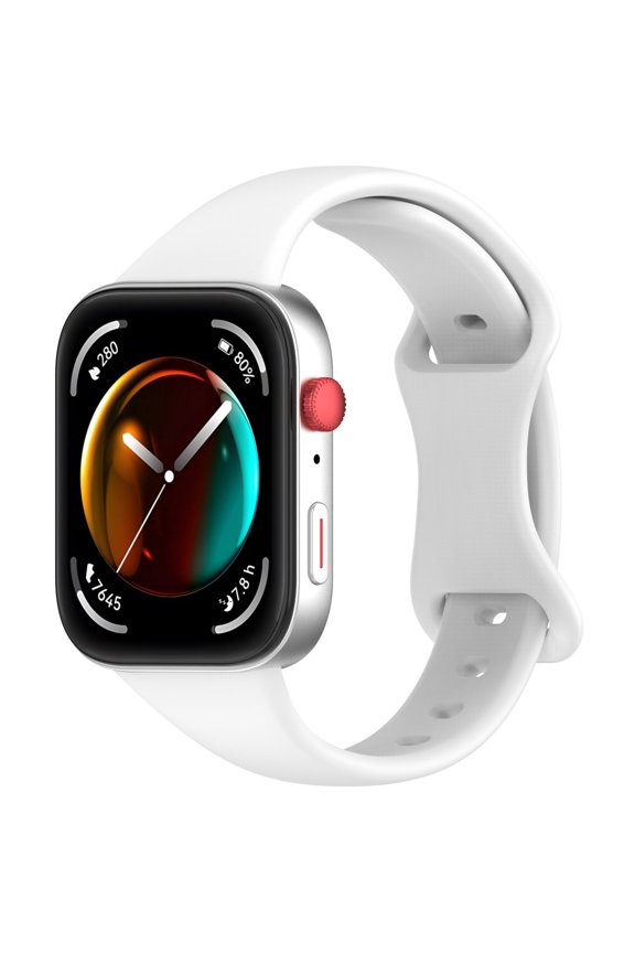 Ultra 4 Pro Smart Watch Featuring Double Reinforced Stitching | Breathable Support Ready | Excellent For Voice Assistant White For Music Control White