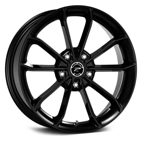 Ultra 4577866BK4 5 x 114.3 in. Bolt Pattern Revelation Gloss Gun Metal Grey with Clear Coat