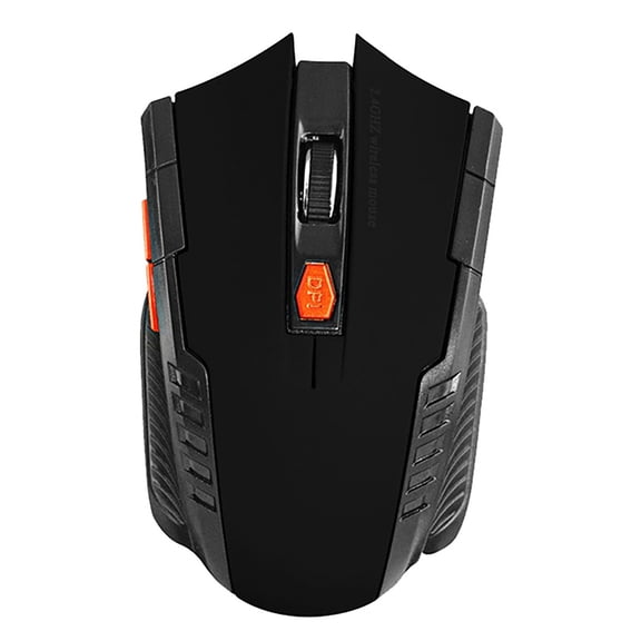 Ultra 4GHz Wireless Office Gaming Mouse | Anti-Slip Adjustable DPI | Flexible Silent Click & RGB | Programmable | 1000-1200-1600 | 4GHz Wireless Office Gaming Mouse Support DPI Adjustment S Black