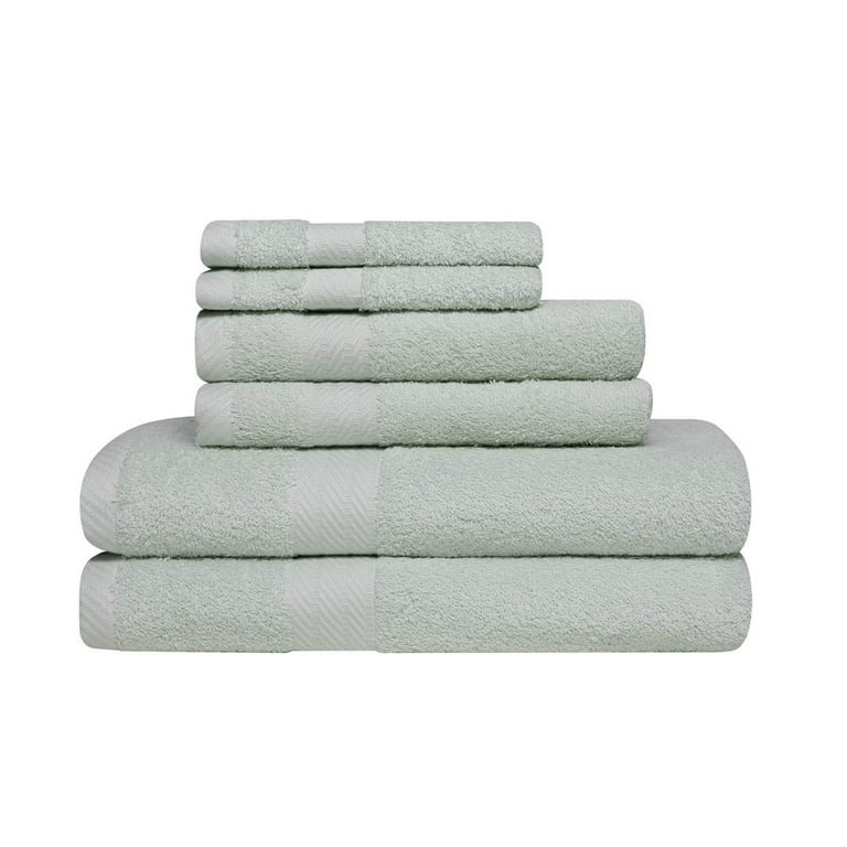 Dropship 100% Cotton Feather Touch Antimicrobial Towel 6 Piece Set to Sell  Online at a Lower Price
