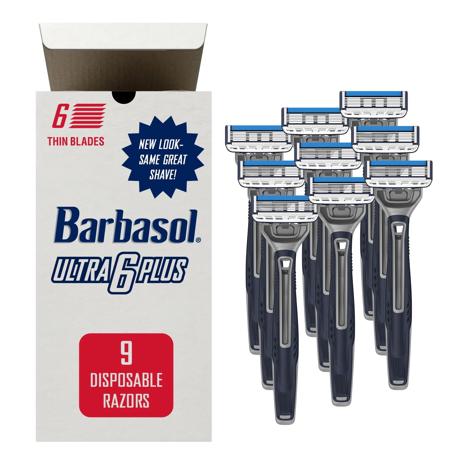 Ultra 6 Plus Premium isposable Razor Value Pack Bun le (3 Packs/9 Total ...