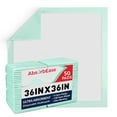 thumbnail image 1 of Ultra Absorbent Disposable Underpads - 50 Waterproof Large 36" x 36" Bed Pads Incontinence - Leakproof Fast Drying, Baby, Puppy & Adults Bed Pads, Dog Pee Pads, 1 of 8