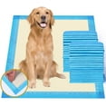thumbnail image 1 of Ultra Absorbent Thicker Dog Pee Pads Extra Large XL 28"x34" Leak-Proof Odor-Control Blue Puppy Training Pads Full Edge-Wrapping Pad for Dogs Dogs, Puppies, Doggie, Cats, Rabbits - 50 Ct, 1 of 7