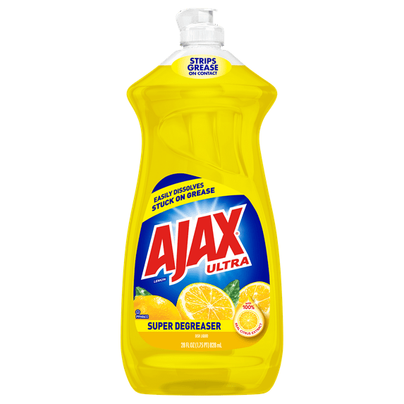 Ultra Ajax Super Degreaser Dish Liquid Lemon