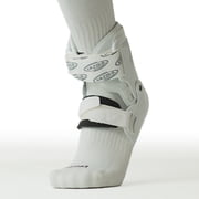 Ultra Ankle Ultra Zoom Hinged Sports Ankle Brace for Injury Recovery, L/XL, White