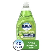 Ultra Antibacterial Dishwashing Liquid, Apple Blossom, 40 Oz Bottle | Bundle of 5 Each