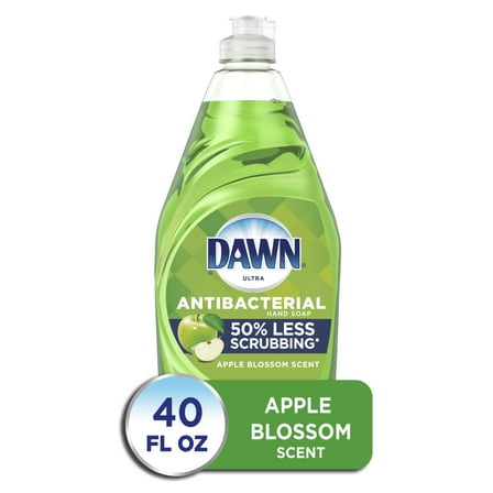 Ultra Antibacterial Dishwashing Liquid, Apple Blossom, 40 Oz Bottle | Bundle of 5 Each