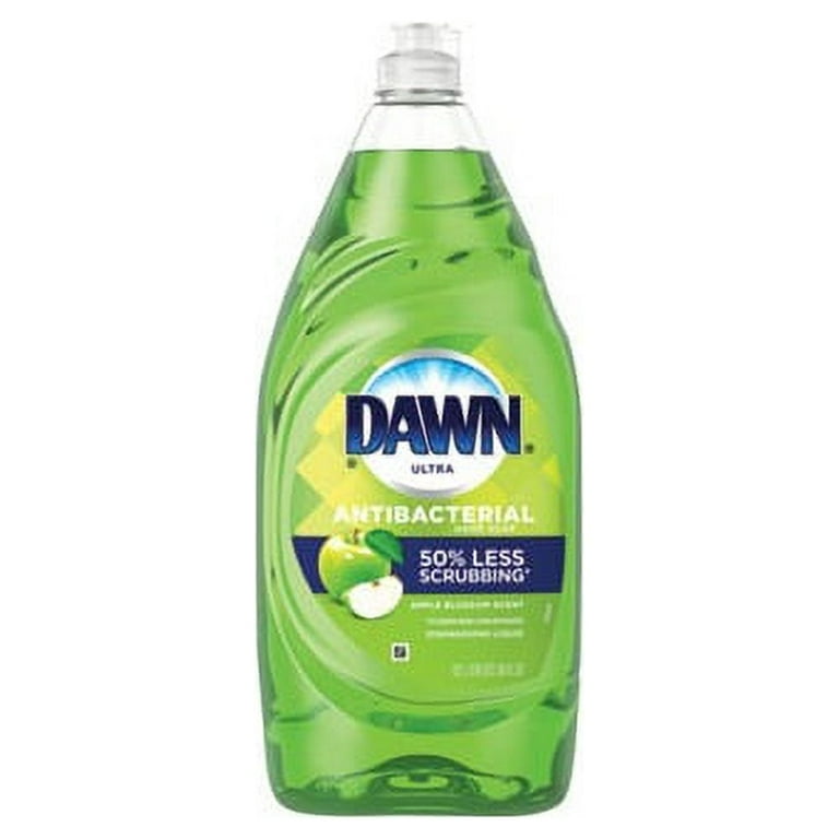 Ultra Antibacterial Dishwashing Liquid, Apple Blossom Scent, 38 oz Bottle, 8/Carton Ultra Antibacterial Dishwashing Liquid, Apple Blossom Scent, 38 oz Bottle, 8/Carton