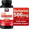 thumbnail image 1 of Force Factor Ultra Berberine, 500mg Berberine HCL, Cinnamon & Chromium for Metabolism Support, Weight-Loss & Healthy Glucose Levels, 60 Capsules, 1 of 12