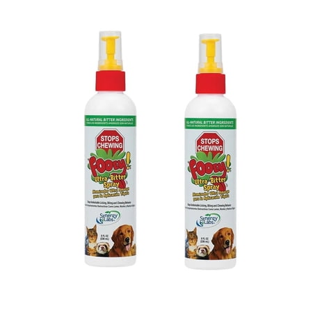 Ultra Bitter Dog Pet Train Protect Spray Chew Deterrent Stop Unwanted Behavior (2 Bottles)