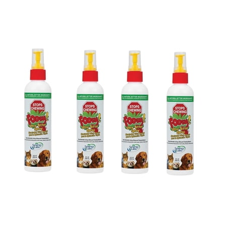 Ultra Bitter Dog Pet Train Protect Spray Chew Deterrent Stop Unwanted Behavior (4 Bottles)