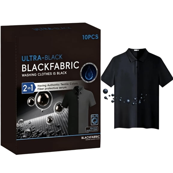 Ultra-Black Clothing Blackening Sheets,Ultra-Black Blackfabric Washing Clothes,Color Renewalblack Darkening Tablets,Blackening Restore Color Sheets For Natural Fabrics