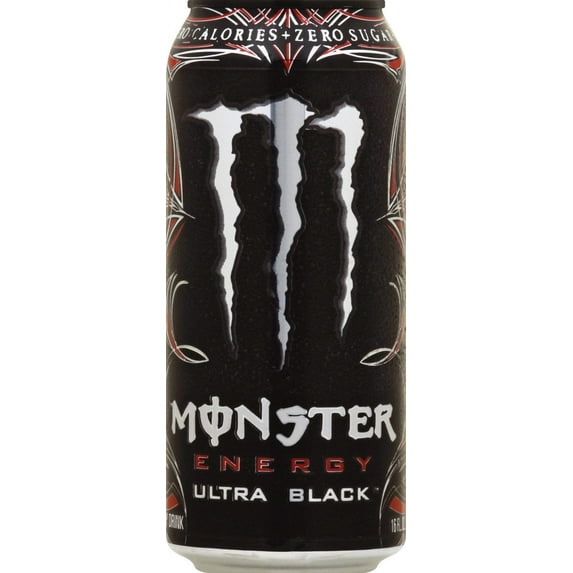 Ultra Black Energy Drink, 16 Fl Oz