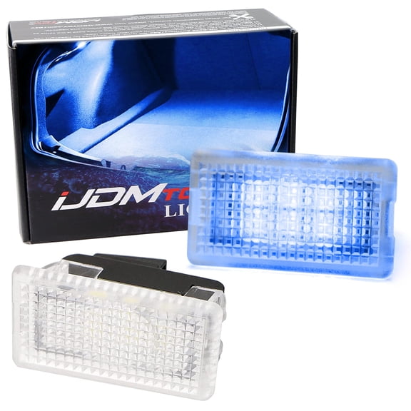 Ultra Blue Full LED Side Door Courtesy, Footwell, Trunk/Cargo Light Assemblies For Tesla Model 3 Y X S CyberTruck, CAN-Bus Error Free