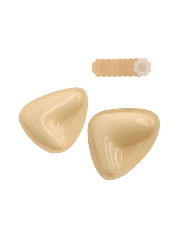 Ultra Boost Inserts Double-Sided Adhesive Pads Sticky Bikini Padding Inserts for Sports Bra Swimsuit