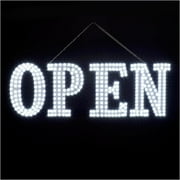 Ultra Bright 40"x14" Large LED Open Sign for Business with Hanging Installation
