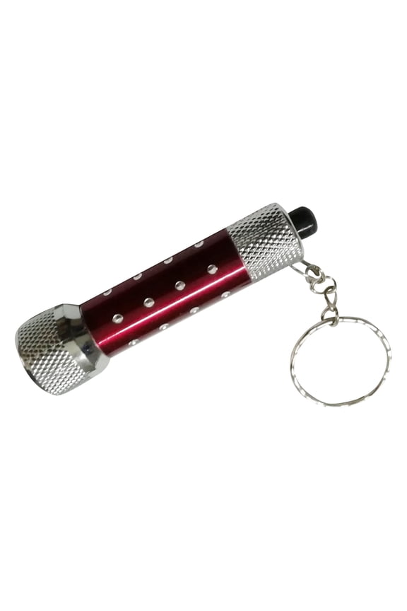 Ultra Bright 5 Led Flashlight Torch With Key Chain Key Ring, Mini Size With Red Led Lights - For Emergency Use, Camping, Hiking, Daily Carry, Night Walking, Car Repairs