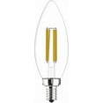 thumbnail image 1 of Ultra Bright LED Light Bulbs, 100W, Daylight Candle Lights, Clear Decorative B12 Light Bulbs (3 Pack), 1 of 5