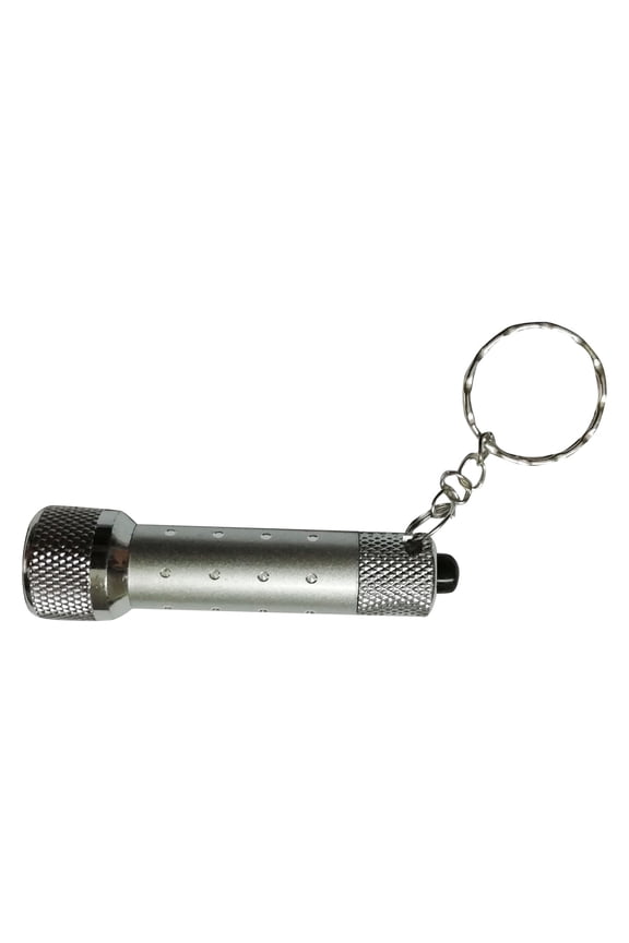 Ultra Bright Mini 5 Led Flashlight Torch Key Chain Key Ring Keychain For Hiking Camping Night Activities, Durable Aluminum Alloy Construction Lightweight Portable Easy To Carry