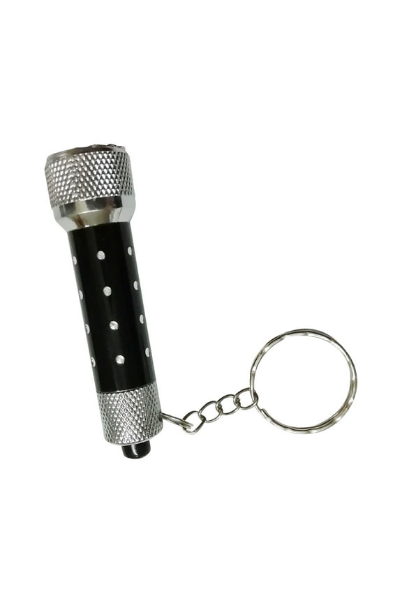 Ultra Bright Mini 5 Led Flashlight Torch Key Chain Key Ring Keychain For Hiking Camping Night Activities Durable Aluminum Alloy Small Lightweight Easy To Carry Iron Ring Hanging