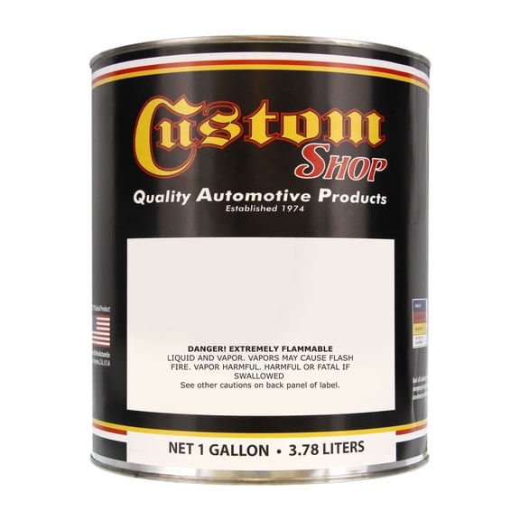 Ultra Bright Snow White - Hot Rod Flatz by Custom Shop Urethane Automotive Flat Matte Car Paint, 1 Gallon Kit