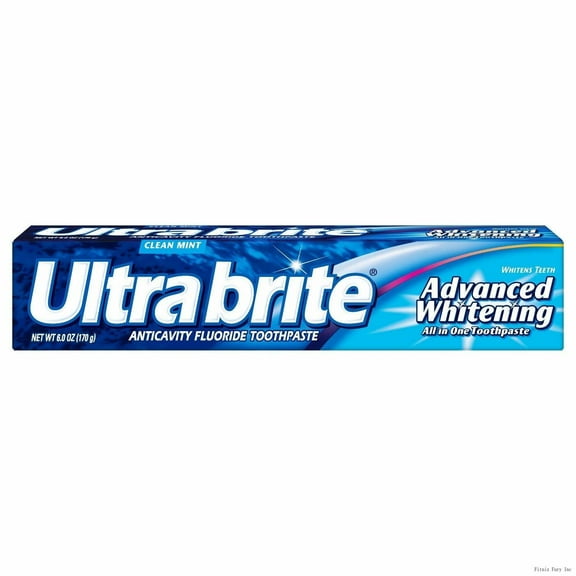 Ultra Brite Advanced Whitening Toothpaste Clean Mint 6 Oz (Pack Of 2)