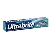 Ultra Brite Baking Soda & Peroxide Whitening Anticavity Fluoride Toothpaste, Cool Mint , 6 oz