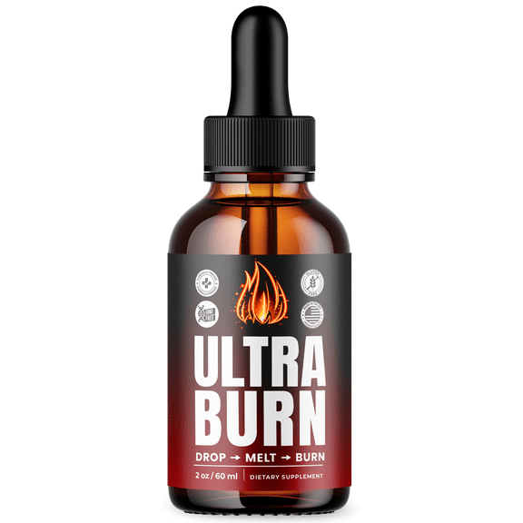 Ultra Burn Advanced Formula Drops Maximum Strength UltraBurn Liquid Supplement 30 Servings