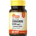 thumbnail image 1 of Ultra Ceylon Cinnamon 2500mg | 60 Capsules | With Chromium and Biotin | by Sundance, 1 of 3