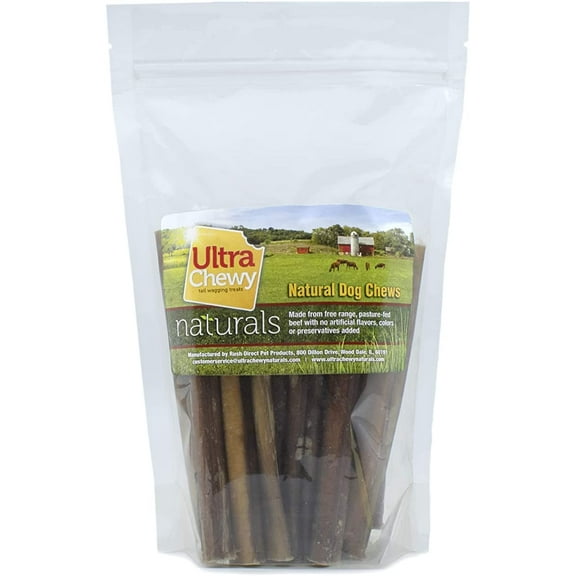 Ultra Chewy Bully Sticks - 6 inch, 25 pack