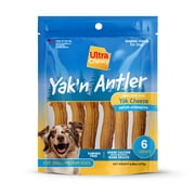 Ultra Chewy Yakn Antler Dog Treats Small/Medium 6 Count, 6.25 oz