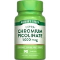 thumbnail image 1 of Ultra Chromium Picolinate | 1000mcg | 90 Tablets | Non-GMO, Gluten Free and Vegan | by Nature's Truth, 1 of 7