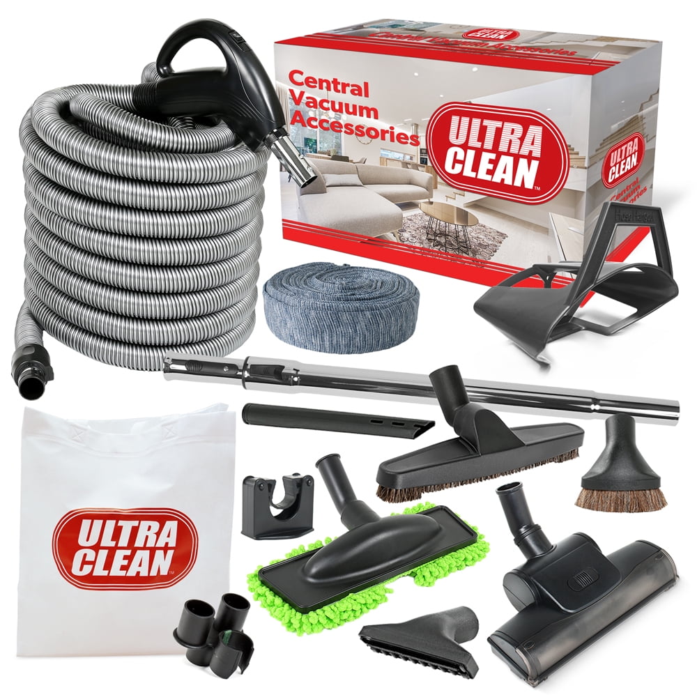 Ultra Clean Central Vacuum Hardwood/Rug Attachment Cleaning Tool Kit ...