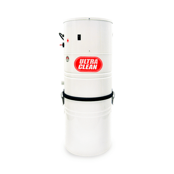 Ultra Clean SC100 Heavy Duty Powerful Central Vacuum System 655 AW All Steel Construction for up to 5,000 sq.ft. Homes – Made in Canada