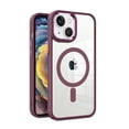 thumbnail image 1 of Ultra Clear Bumper Frame Back Cover for iPhone 15 Plus (6.7"), Supports Fast Wireless Magnetic Charging, Elevated Lens Protection, Tactile Buttons, 1 of 7
