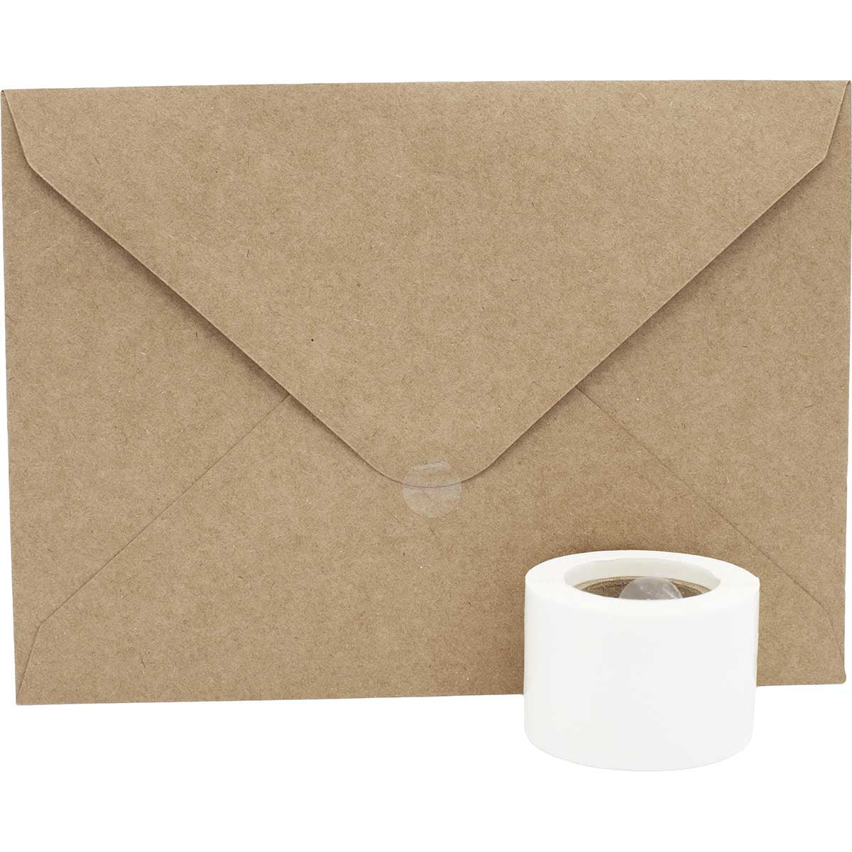 Ultra Clear Retail Envelope Seals - 1.25 Inch Round Adhesive Dots, 500 Pack For Mailing & Crafts - View #4