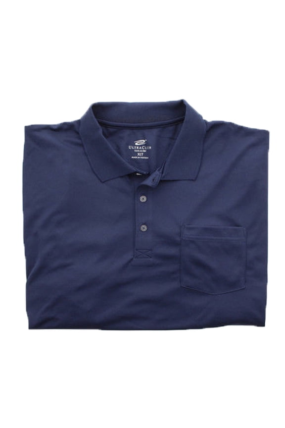 Ultra Club Men's Big and Tall Cool-n-Dry Lightweight Golf Polo Shirt XLT 2XLT