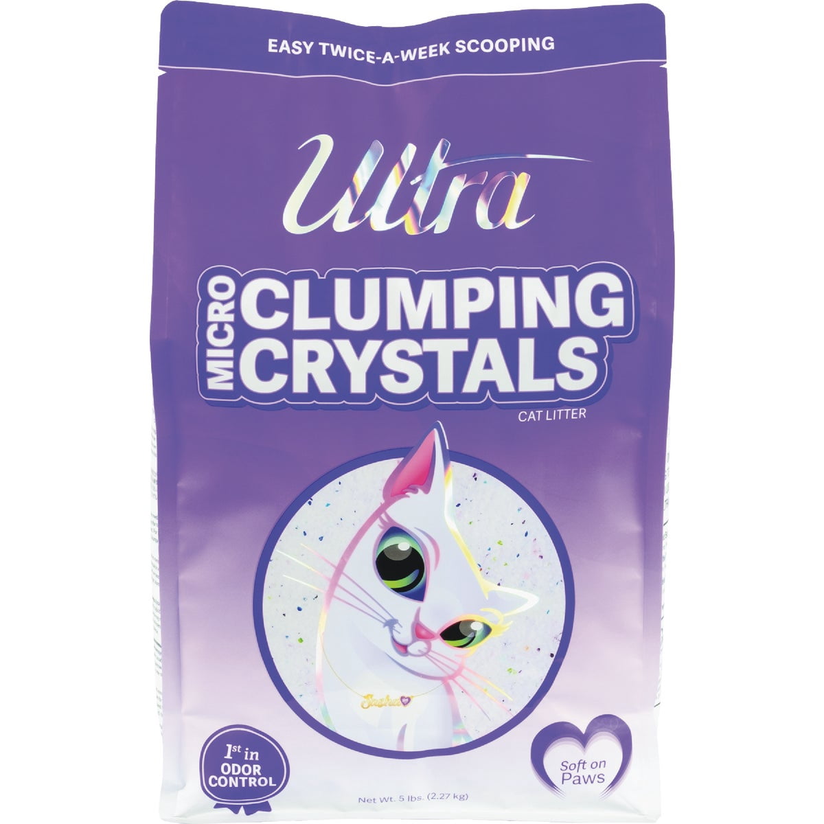 3-pack Ultra Clumping Micro Crystals Cat Litter - Dust Free, Fragrance Free - 3 Pack, 15 lbs — Residential Use, Standard Application