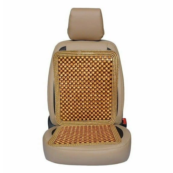 Ultra Comfort Car Natural Wooden Beaded Seat Cushion Beads Massage