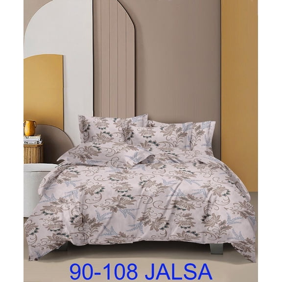 Ultra-Comfort Cotton Bedsheet King Size, Premium Twill Fabric