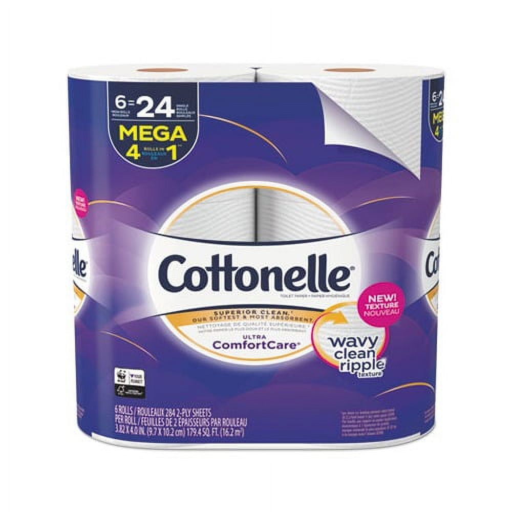 Ultra ComfortCare Toilet Paper Septic Safe, 2Ply, 284 Sheets/Roll, 6