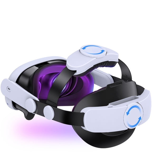 Ultra-Comfortable Adjustable VR Head Strap for Meta Quest 2/3/3s | Enhanced Stability & Ergonomic Design