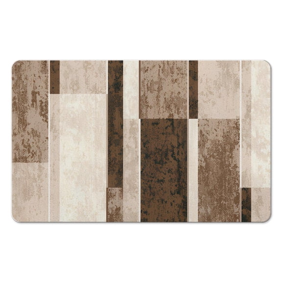 Ultra-Comfortable Bathroom Rug, Modern Geometric Patchwork for Enhanced Decor in Bedroom, Office, Living Room or Entryway, Perfect for Hardwood Floors, Rockwood Collection, Size: 20x32 inch