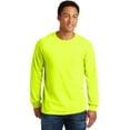 thumbnail image 1 of Ultra Cotton 100% Cotton Long Sleeve T-Shirt with Pocket, 1 of 1