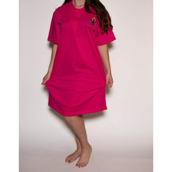 Ultra Cotton Active Perfect Regular-Fit Short-Sleeve Crewneck Sleep  One Size Shirt