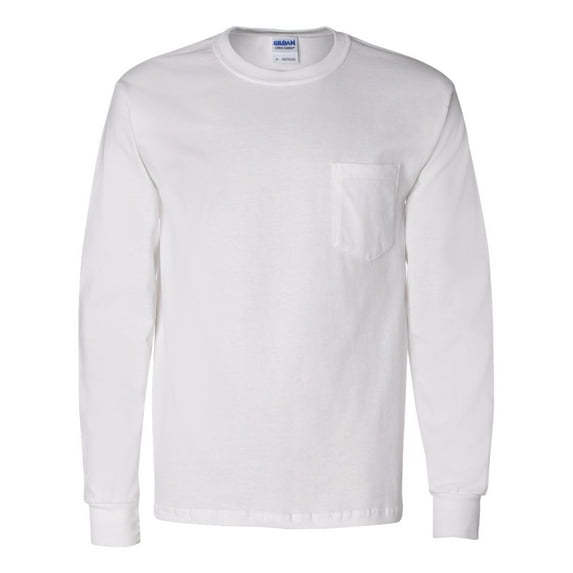 Gildan Ultra Cotton® Long Sleeve Pocket T-Shirt