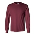 thumbnail image 1 of Ultra Cotton Long Sleeve T-Shirt, 2XL, Maroon, 1 of 3